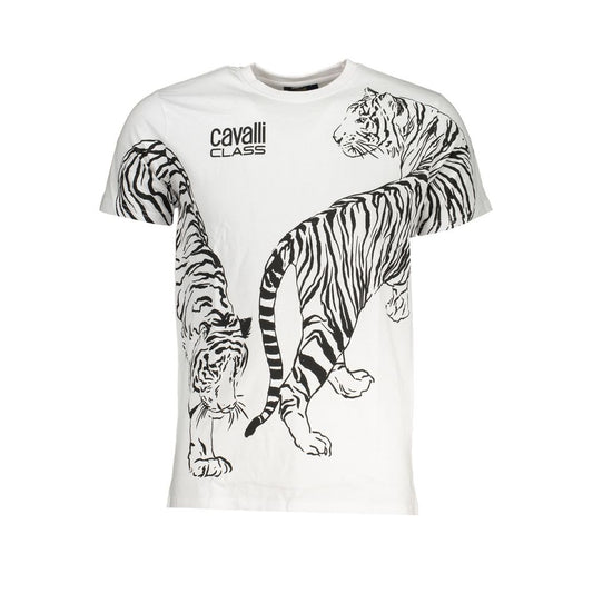 Camiseta blanca de algodón