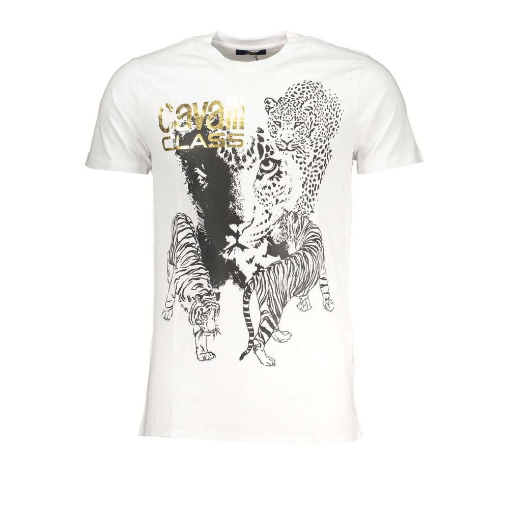 Camiseta blanca de algodón