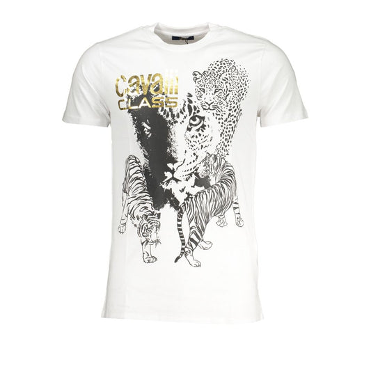 Camiseta blanca de algodón