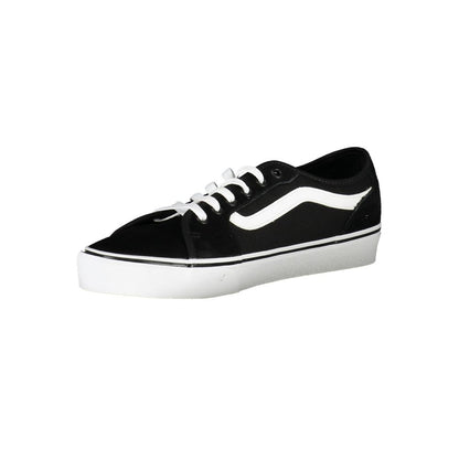 Zapatilla de poliéster negra