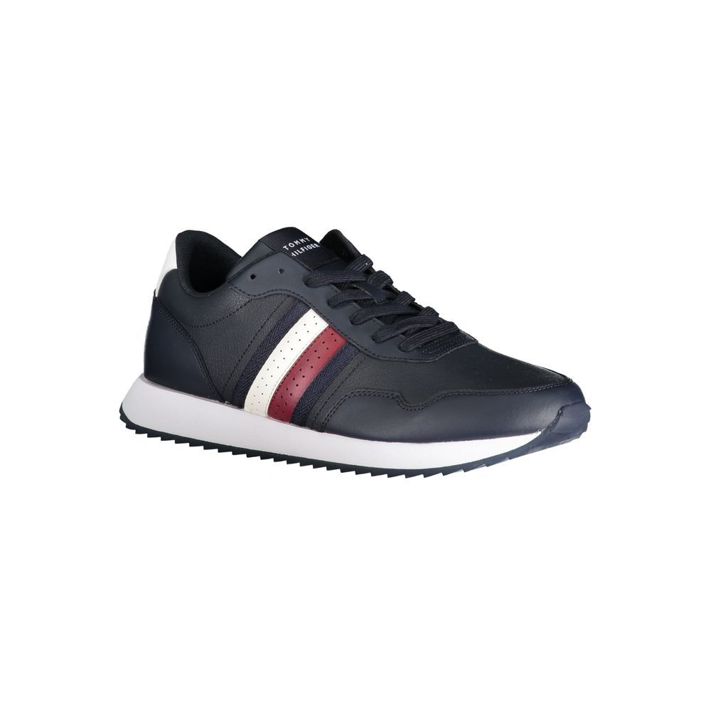 Zapatilla de poliéster azul