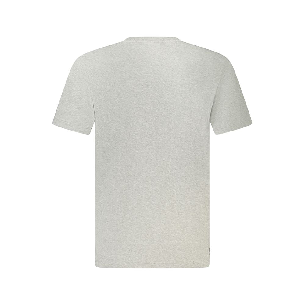 Brown Cotton Men T-Shirt