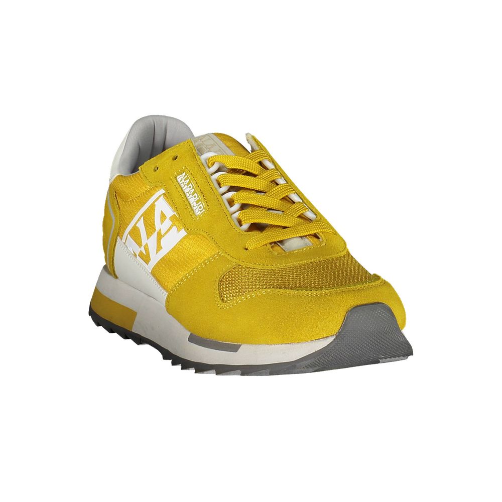 Sneaker Hombre Piel Amarillo