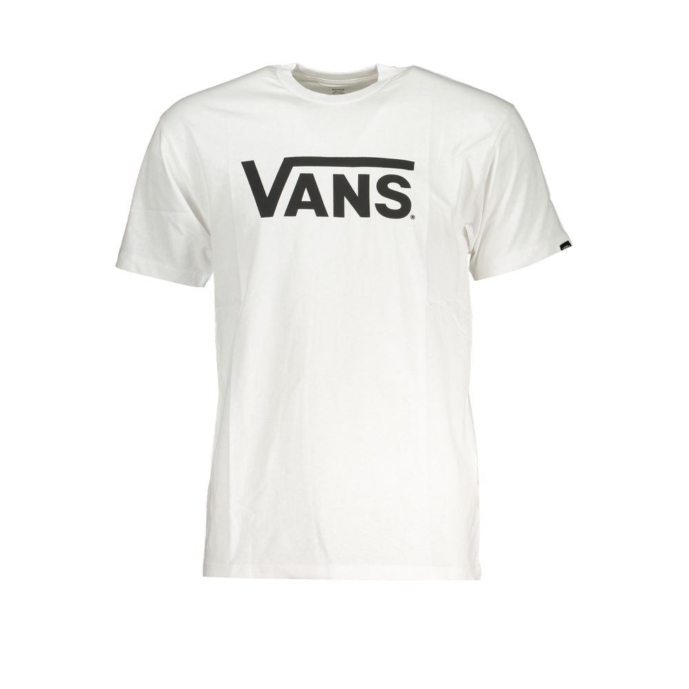 White Cotton Men T-Shirt