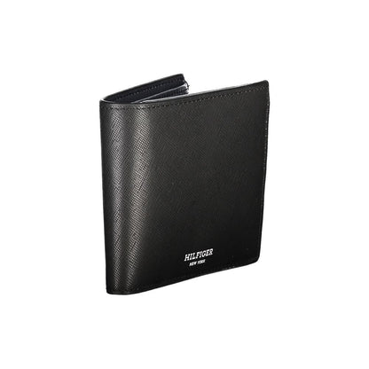 Cartera de piel negra