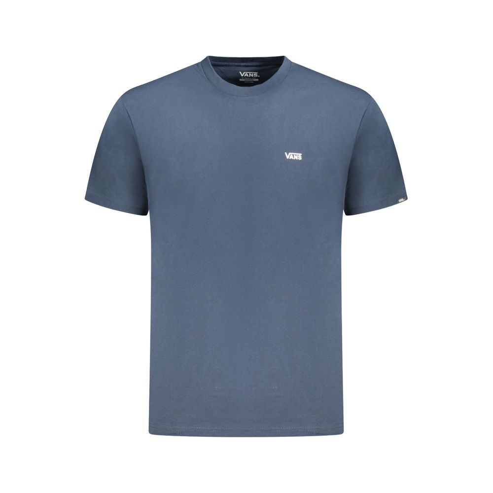 Camiseta azul de algodón para hombre