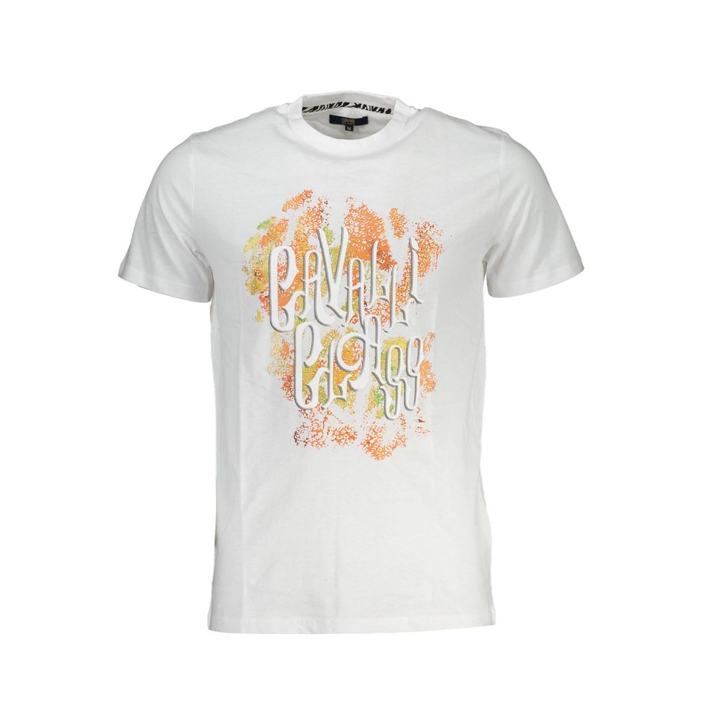 Camiseta blanca de algodón para hombre