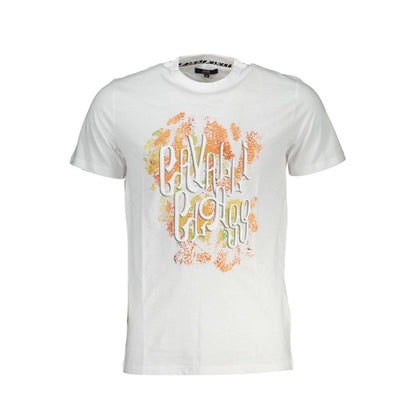 Camiseta blanca de algodón para hombre