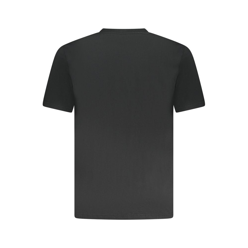 Camiseta negra de algodón para hombre