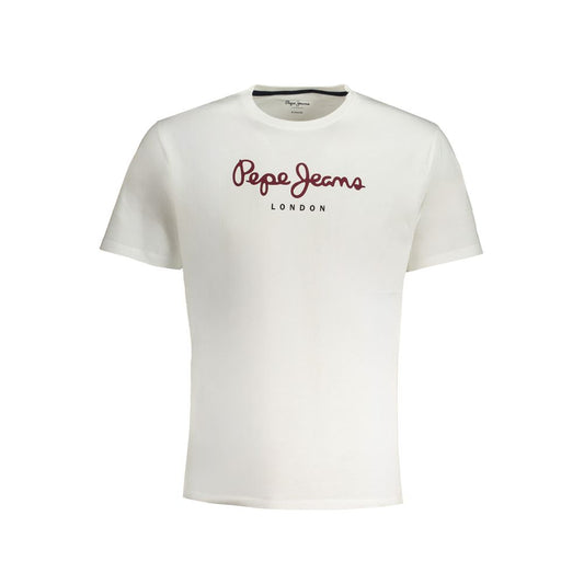 Camiseta blanca de algodón