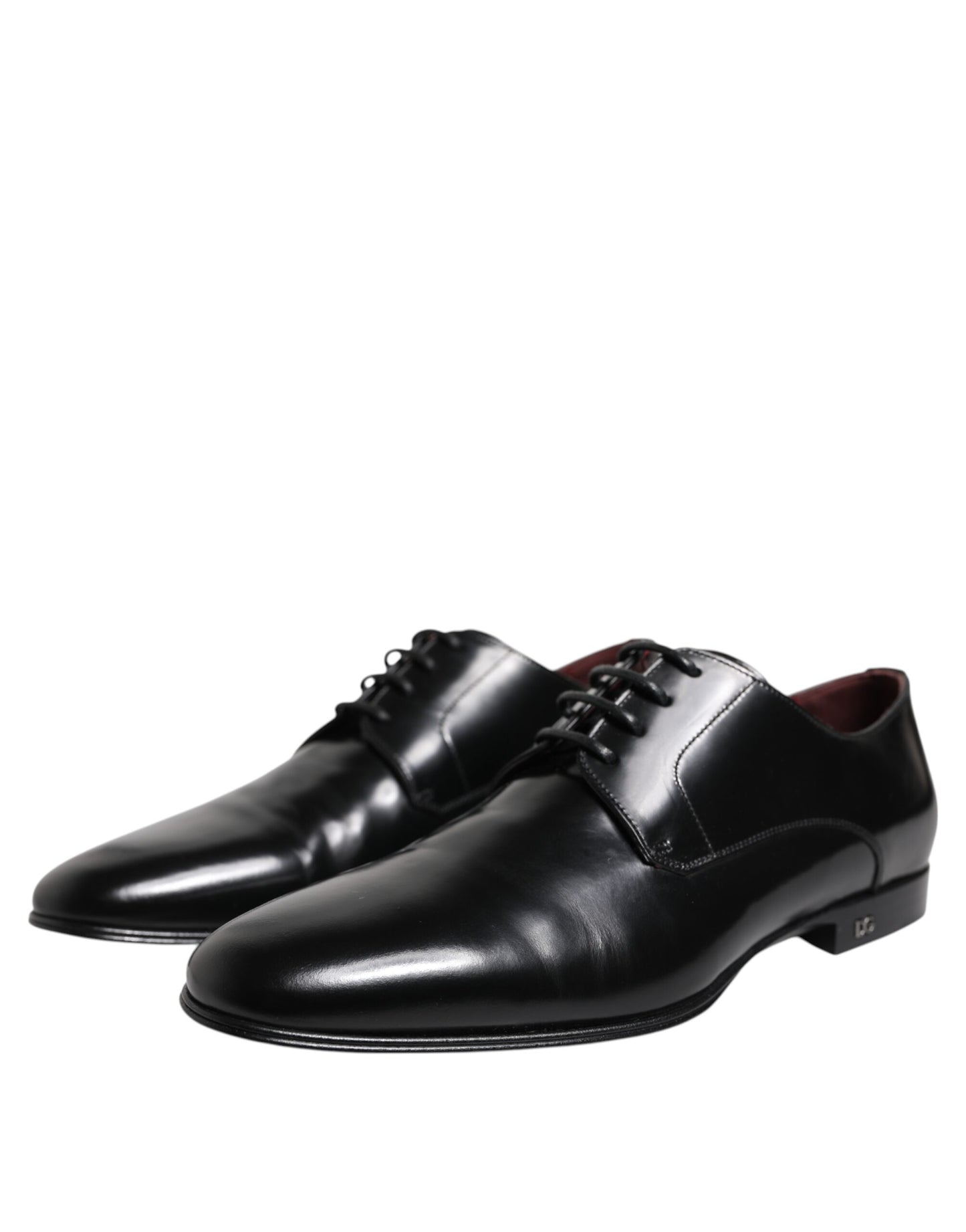 Black Leather Lace Up Derby Dress Formal Shoes