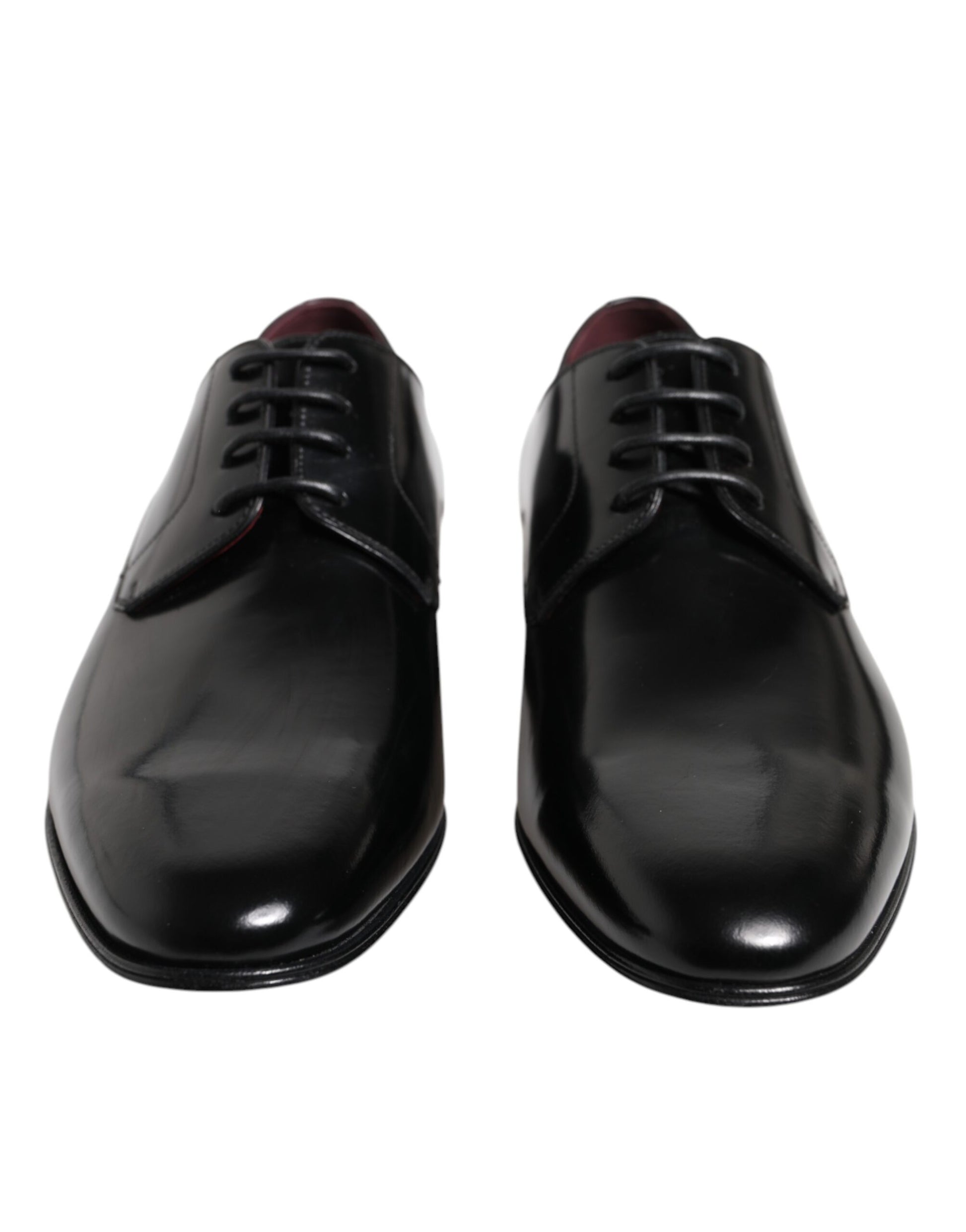 Black Leather Lace Up Derby Dress Formal Shoes