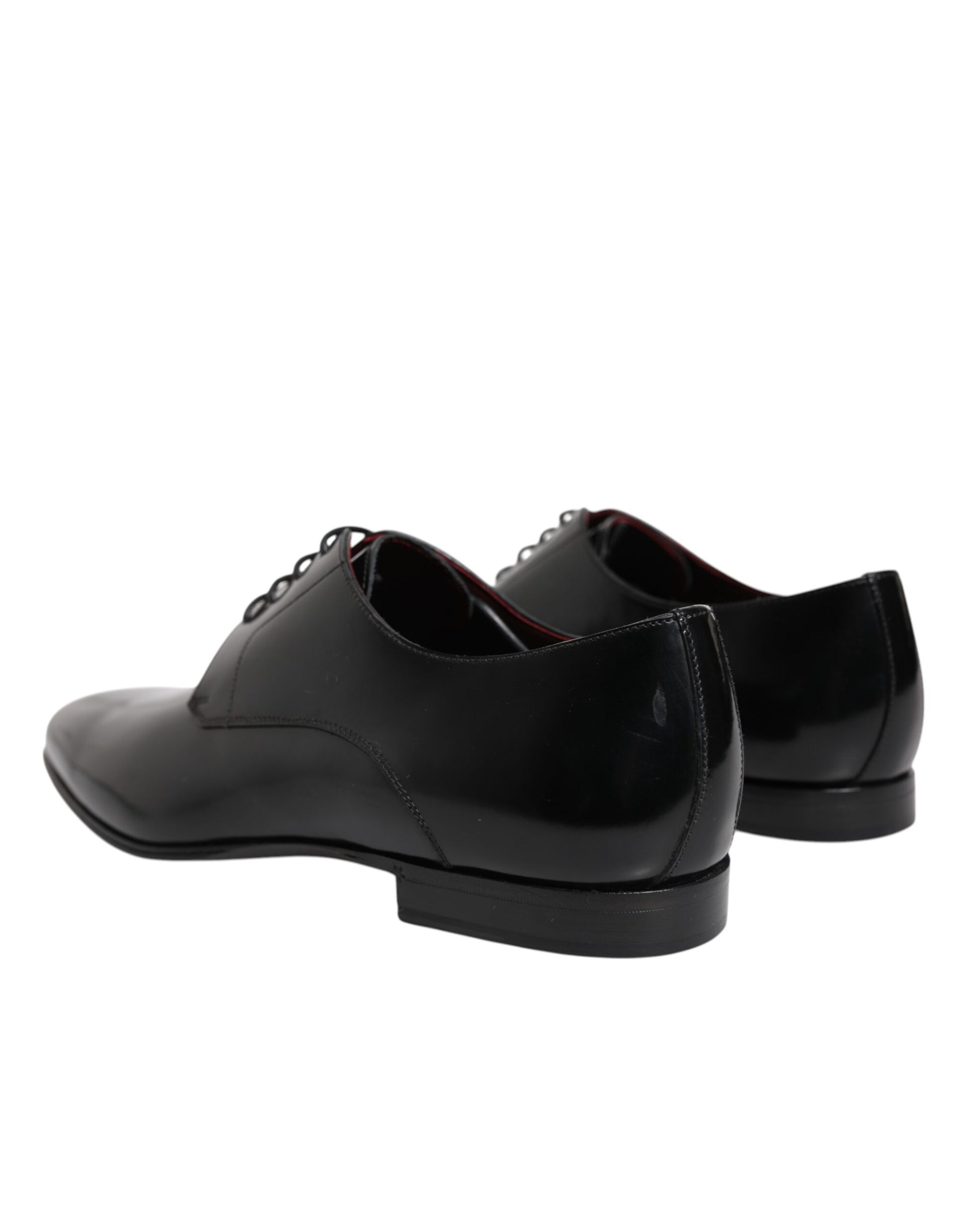 Black Leather Lace Up Derby Dress Formal Shoes