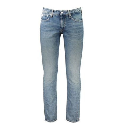 Pantalones y vaqueros de algodón azules