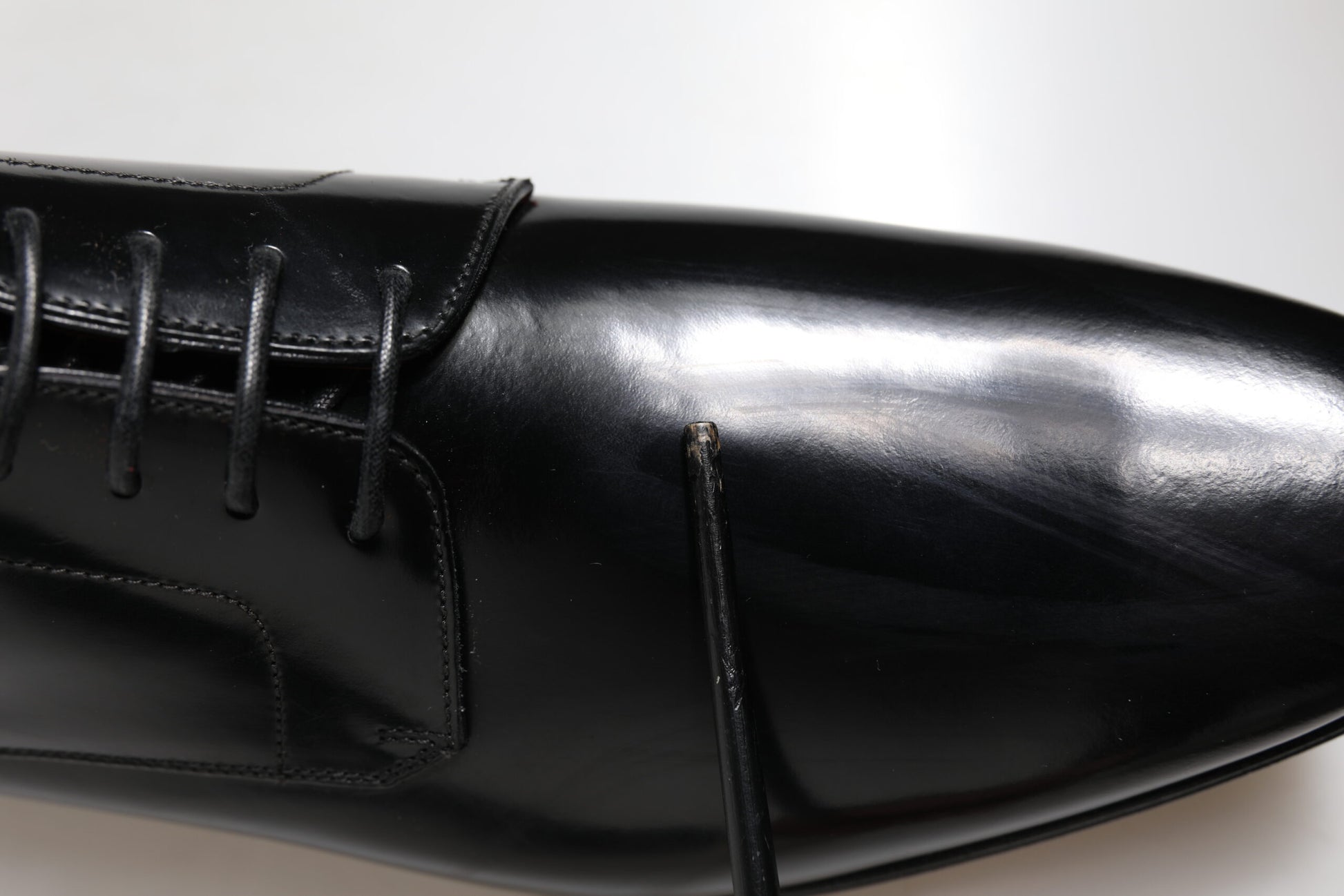 Black Leather Lace Up Derby Dress Formal Shoes