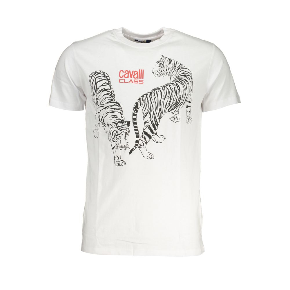 Camiseta blanca de algodón