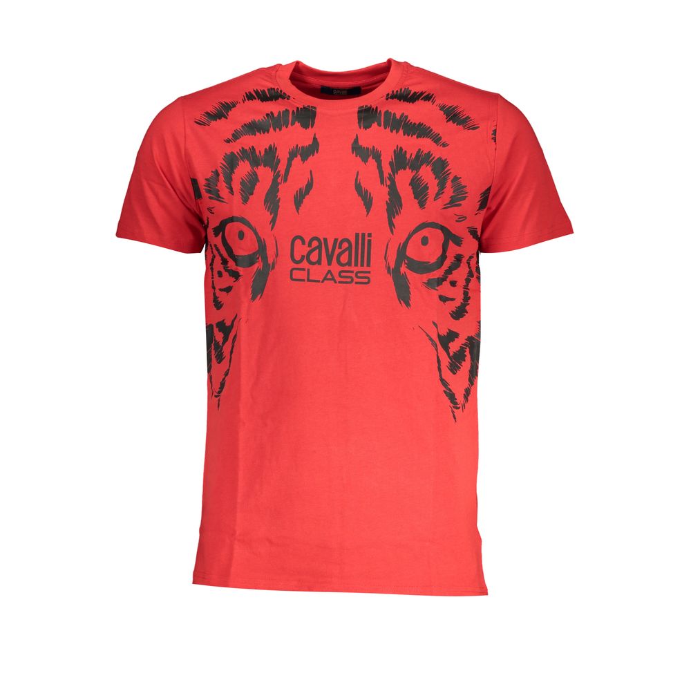 Camiseta roja de algodón
