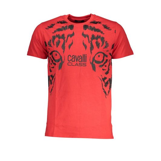 Camiseta roja de algodón