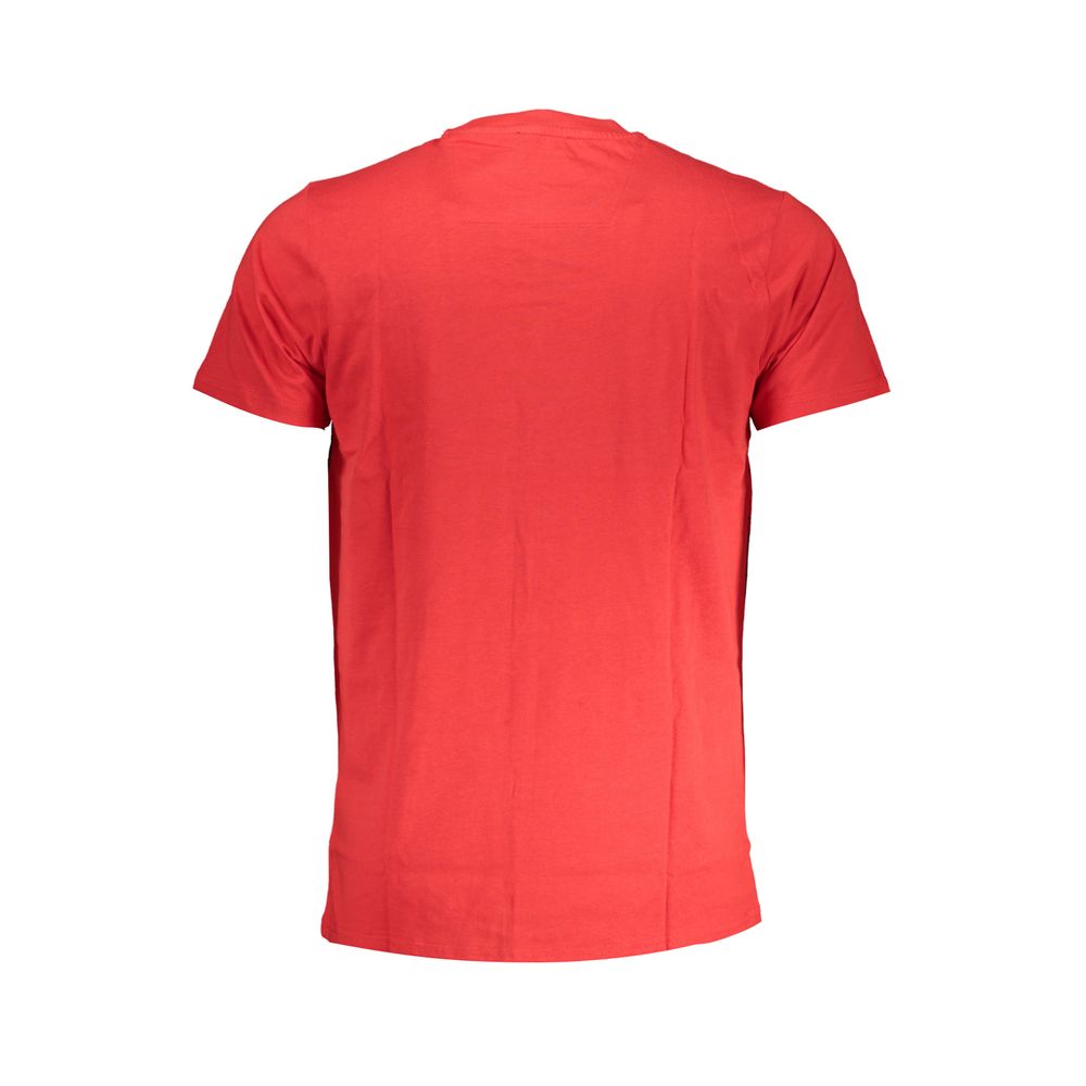 Camiseta roja de algodón