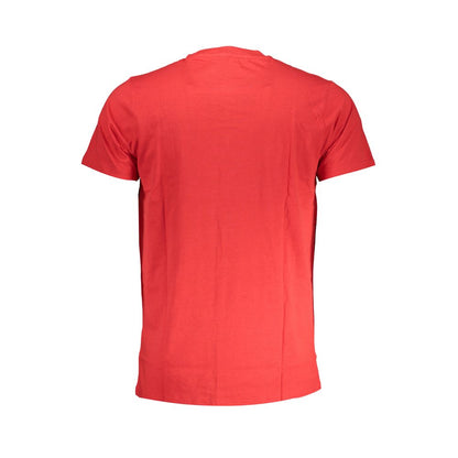 Camiseta roja de algodón