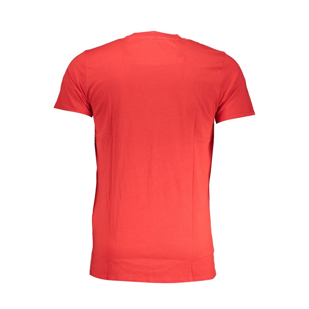 Camiseta roja de algodón