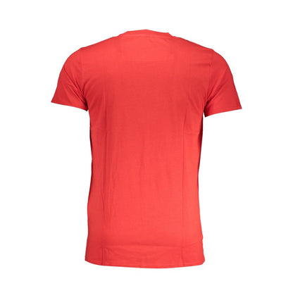 Camiseta roja de algodón