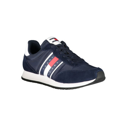 Zapatilla de poliéster azul