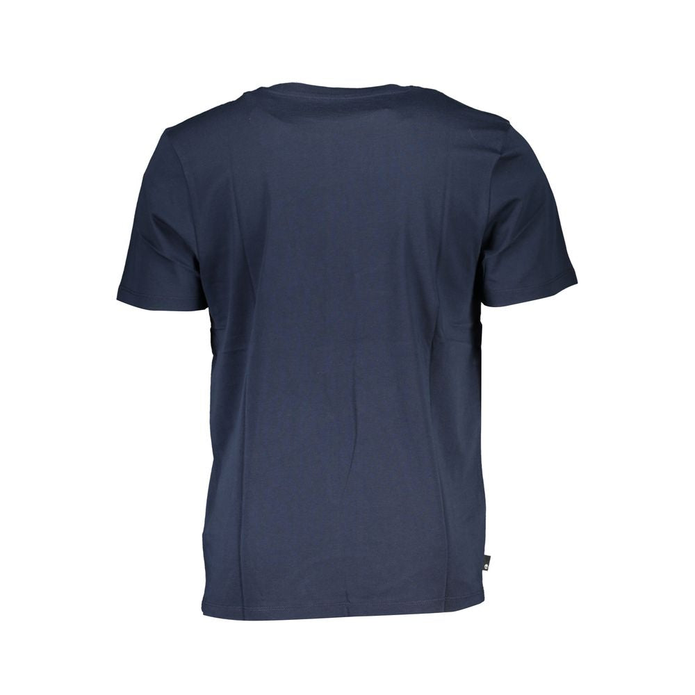 Camiseta azul de algodón