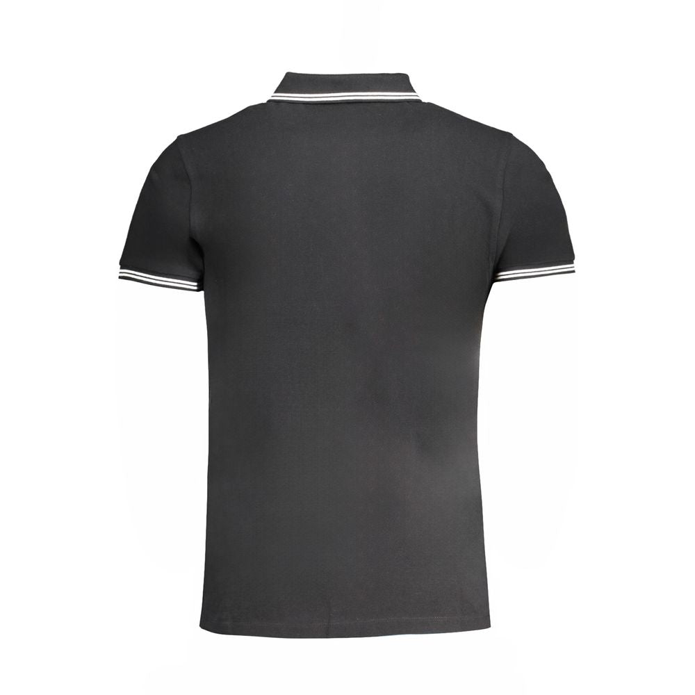 Polo de algodón negro