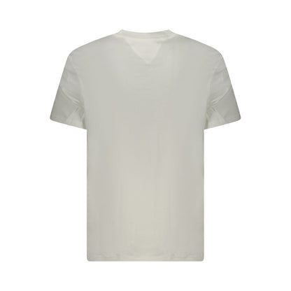 Camiseta blanca de algodón para hombre