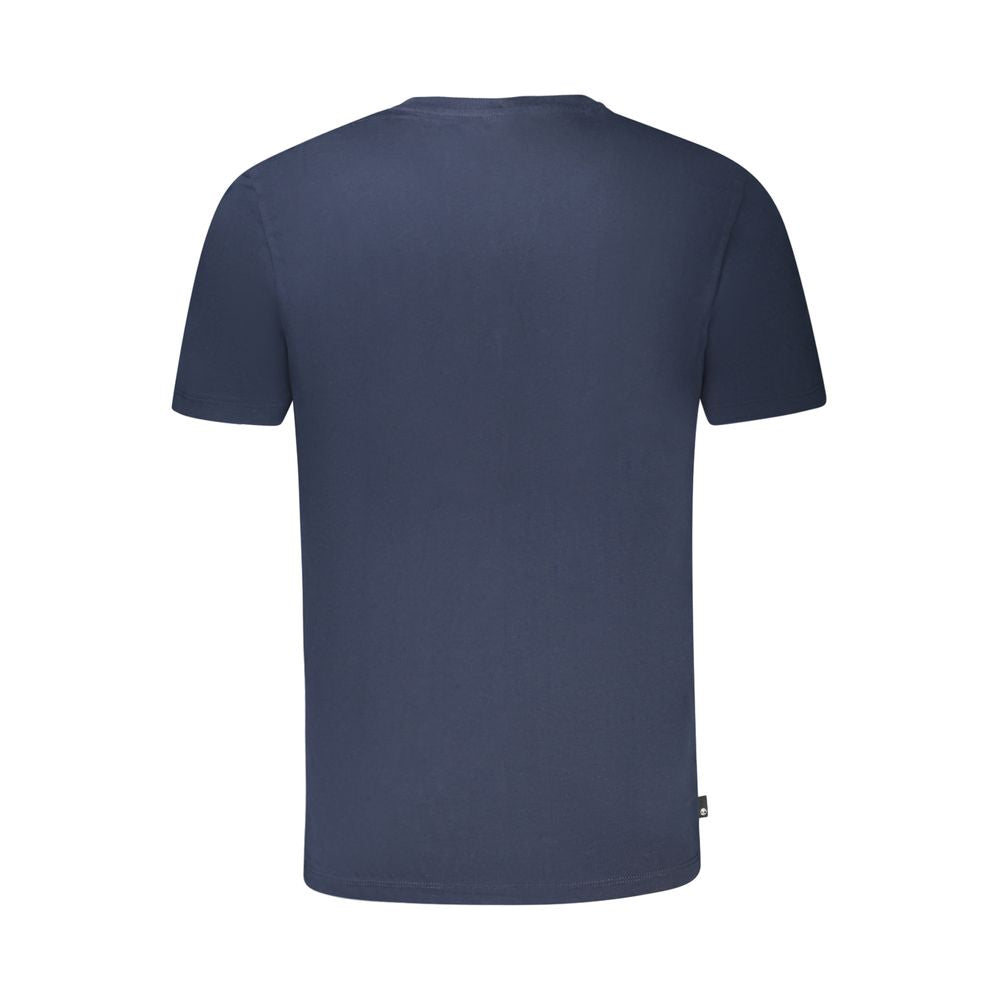 Camiseta azul de algodón