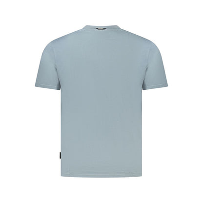 Camiseta marrón de algodón para hombre
