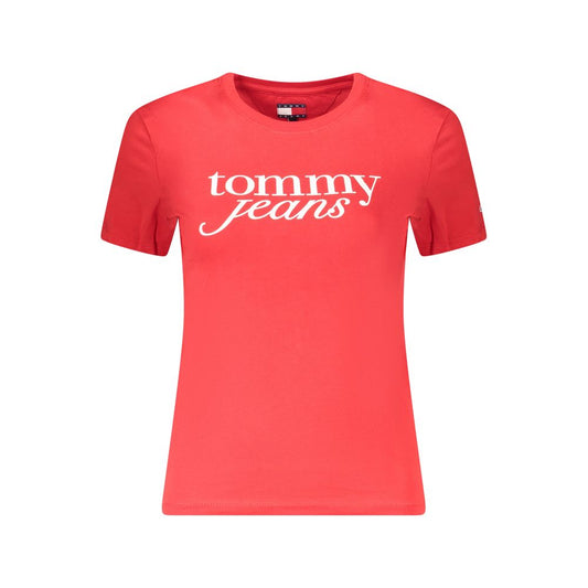 Red Cotton Tops & T-Shirt
