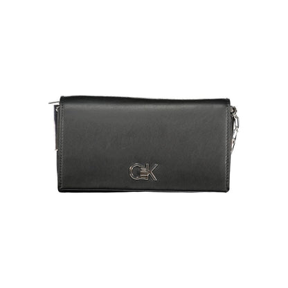 Black Polyester Handbag