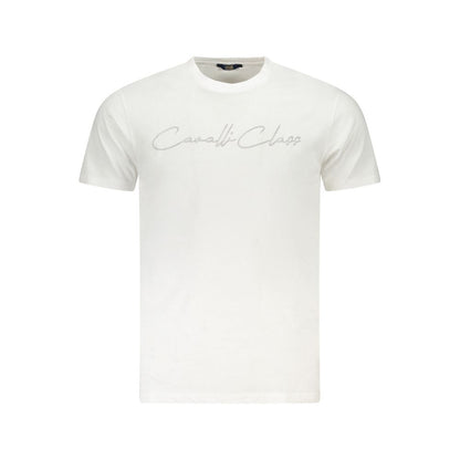 Camiseta blanca de algodón para hombre