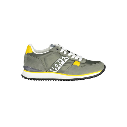 Zapatillas de poliéster verde para hombre