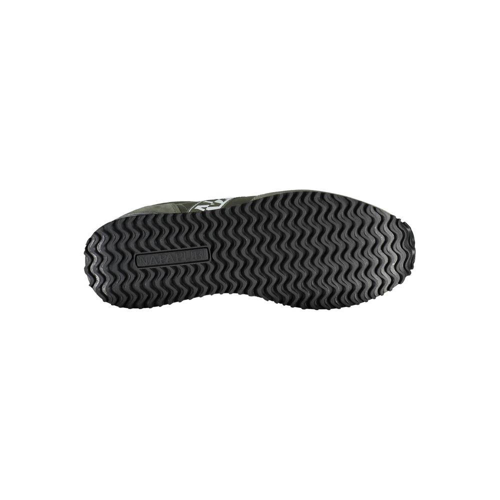 Zapatillas de poliéster verde para hombre