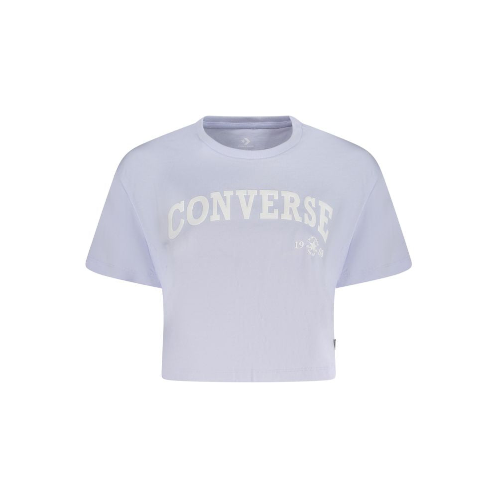 Purple Cotton Women T-Shirt