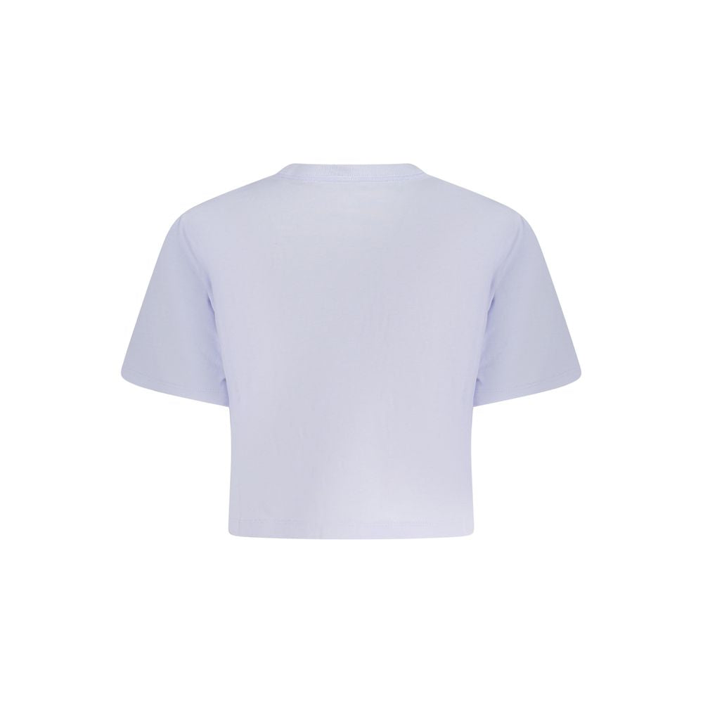Purple Cotton Women T-Shirt