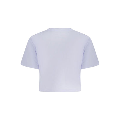 Purple Cotton Women T-Shirt