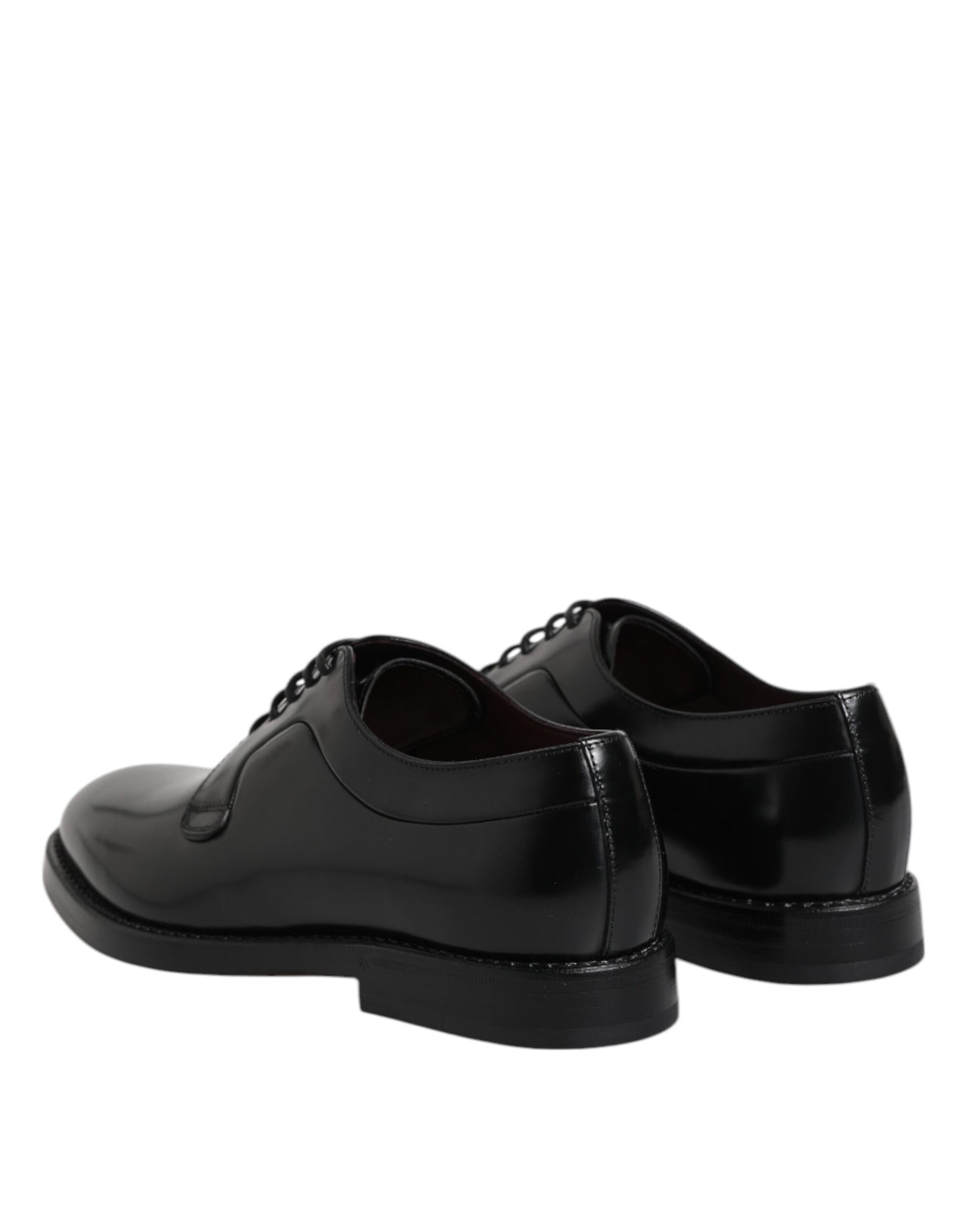 Black Leather Lace Up Derby Dress Formal Shoes
