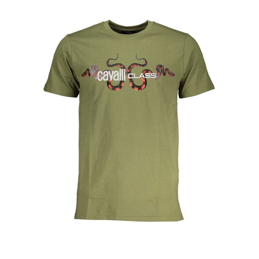Camiseta verde de algodón
