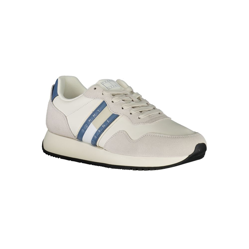 Sneaker Hombre Piel Blanco