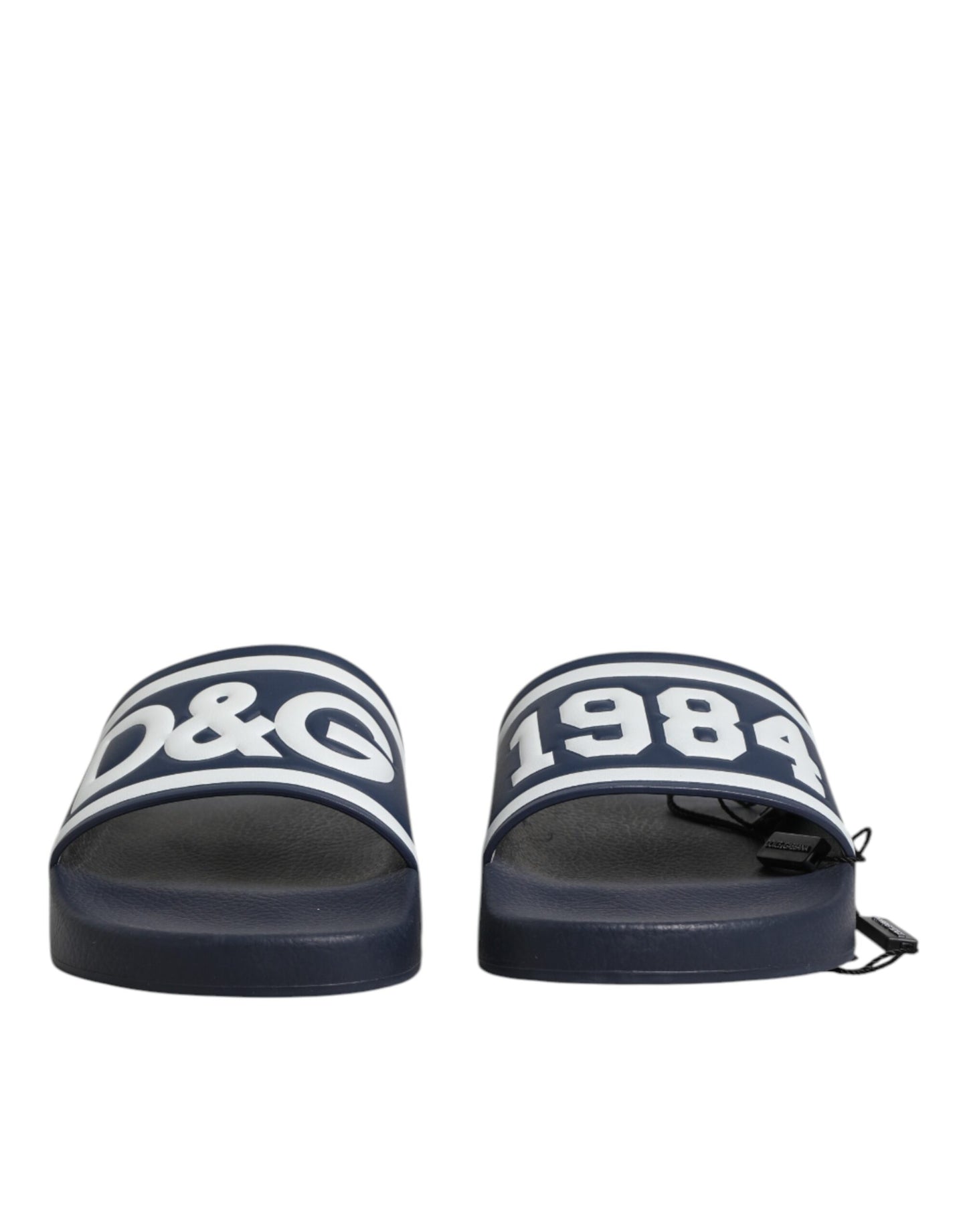 Blue DG Logo Slides Sandals Beachwear Shoes