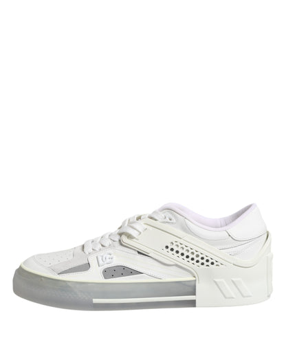White Low Top DG Embossed Men Sneakers Shoes