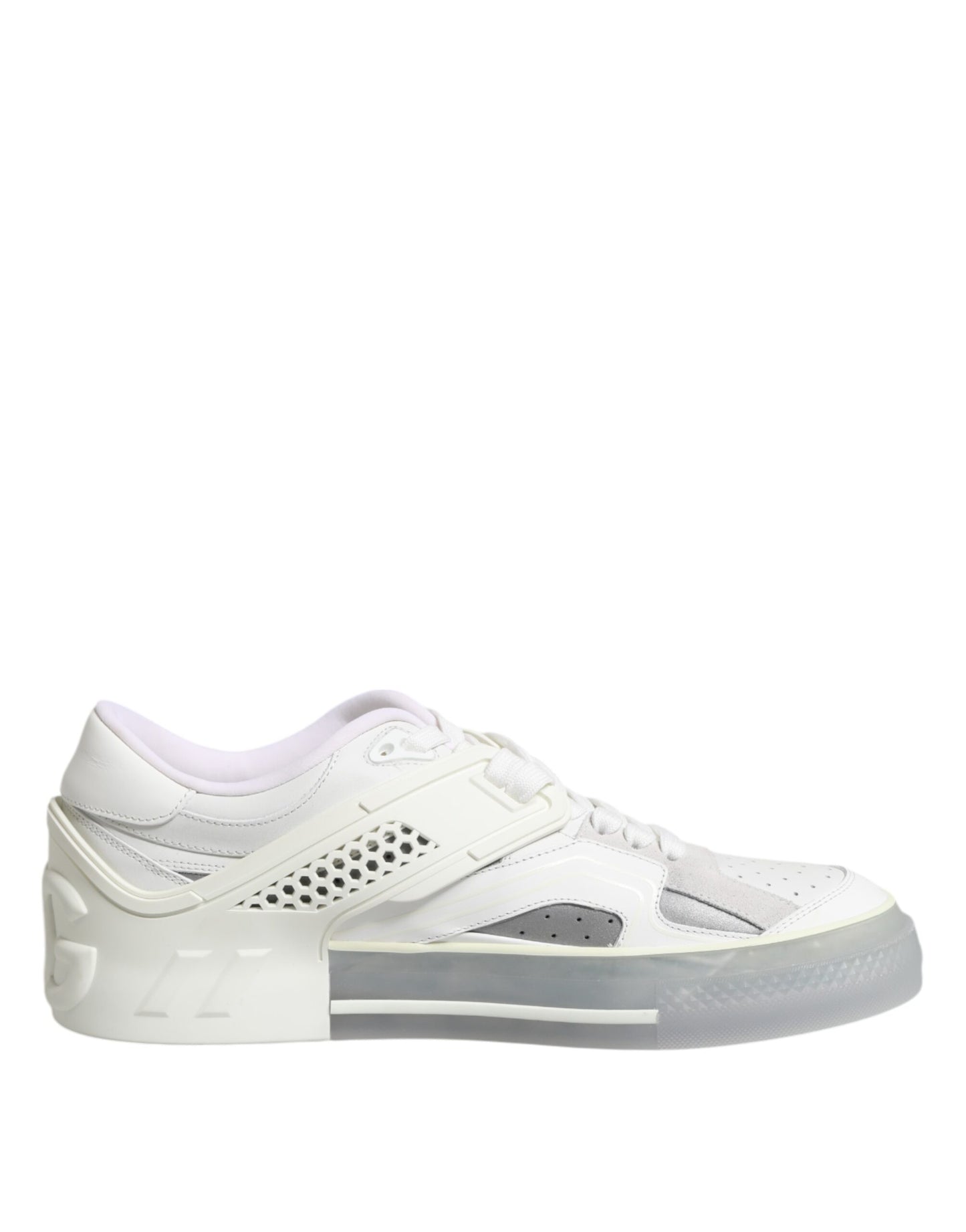 White Low Top DG Embossed Men Sneakers Shoes
