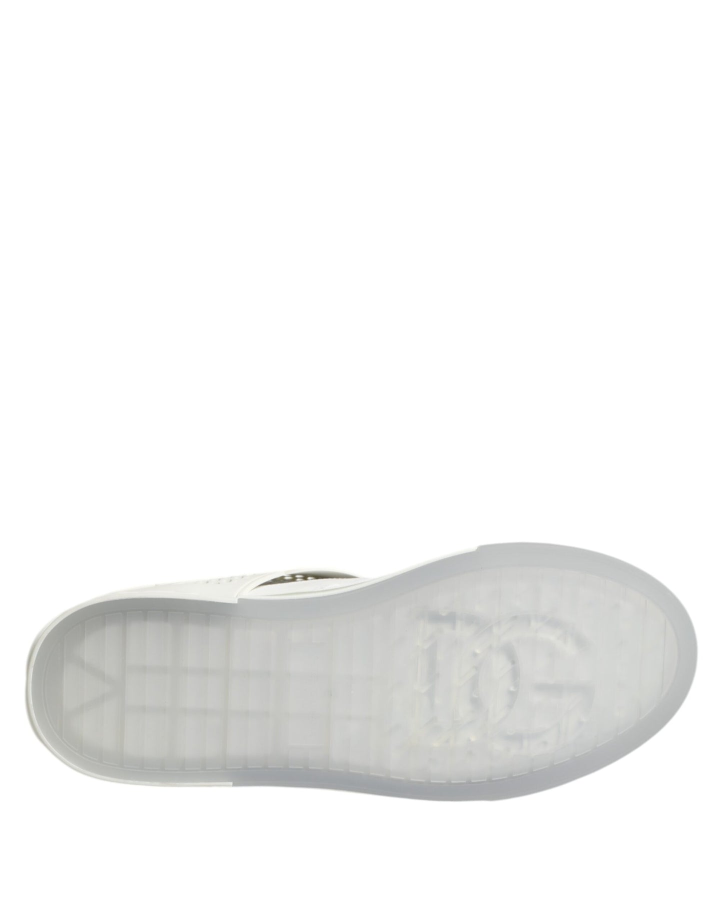 White Low Top DG Embossed Men Sneakers Shoes