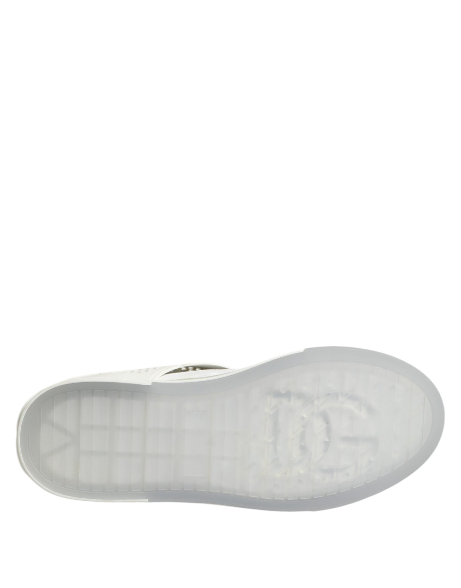 White Low Top DG Embossed Men Sneakers Shoes