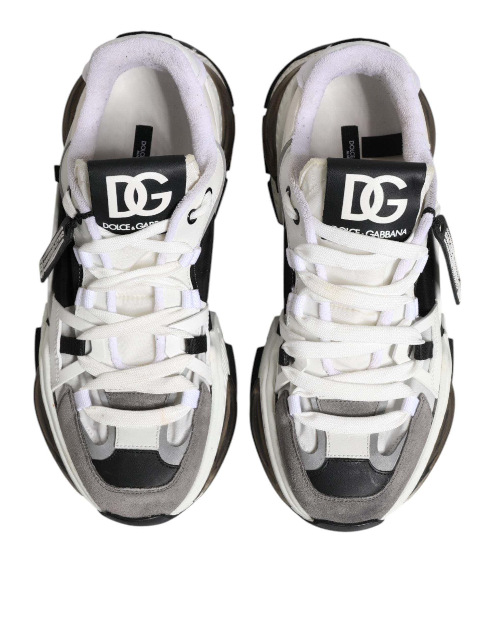 White Black Logo Airmaster Men Sneakers Shoes