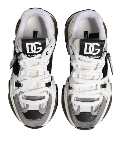 White Black Logo Airmaster Men Sneakers Shoes